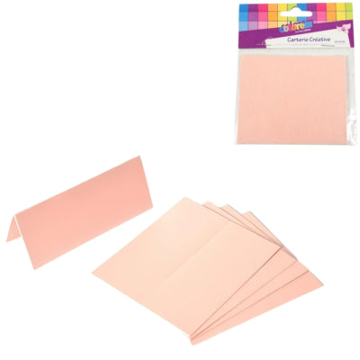Load image into Gallery viewer, Tafelkaartjes roze 10 cm 5 stuks | 24 stuks