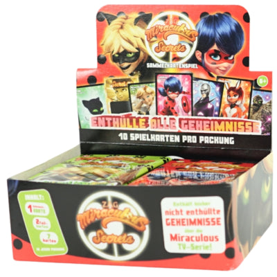 Load image into Gallery viewer, Miraculous verzamelkaarten boosterpack duits set van 10 | 96 stuks