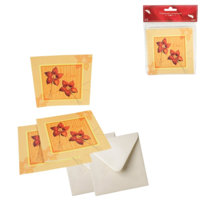 Load image into Gallery viewer, Kennisgevingskaarten huwelijk nature 12 cm 6 stuks | 24 stuks