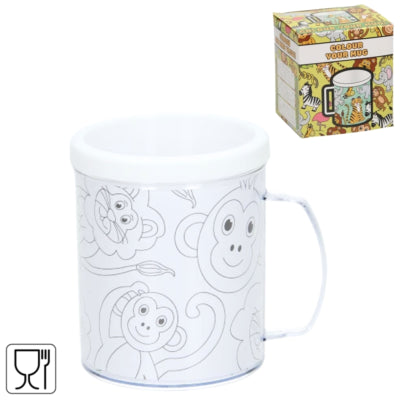 Load image into Gallery viewer, Kleur je eigen beker dieren 250 ml | 36 stuks