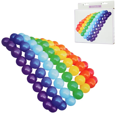 Load image into Gallery viewer, Amscan diy ballonnen regenboog 13 cm 77 stuks | 8 stuks