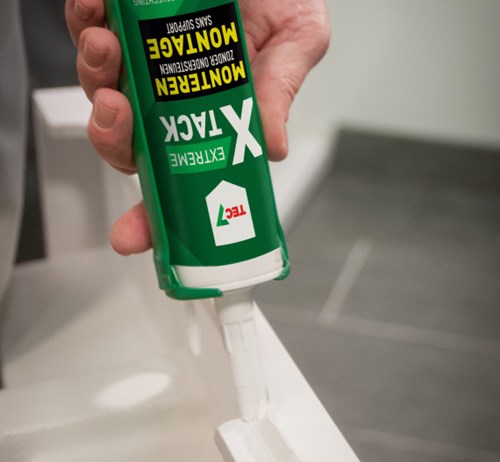Afbeelding laden in galerijviewer, Tec7 x-tack patroon snelle montagekit 290ml zwart - 534515000