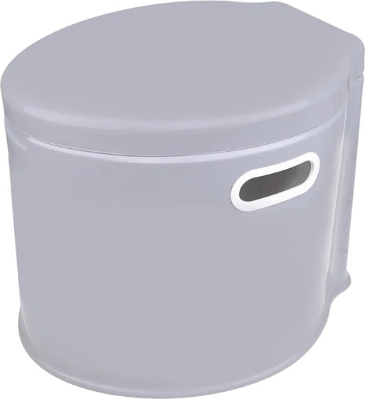 Load image into Gallery viewer, Proplus Draagbaar toilet 7 liter zithoogte 37 cm grijs