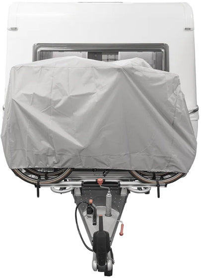 Load image into Gallery viewer, ProPlus XL Fietshoes - 210D Oxford Ripstop - Lichtgrijs - 2 fietsen - E-bikes