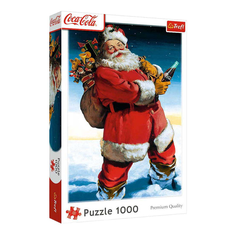 Load image into Gallery viewer, Trefl kerstpuzzel coca cola in de sneeuw - 1000st.