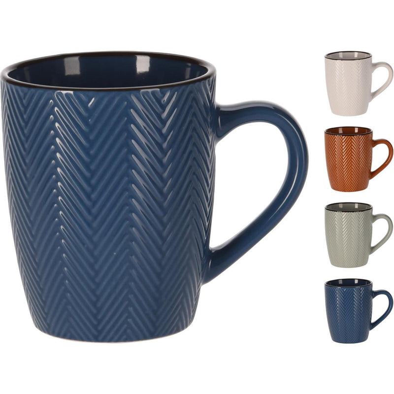 Afbeelding laden in galerijviewer, Excellent houseware mok aardewerk 370ml ã˜8,5xh10cm