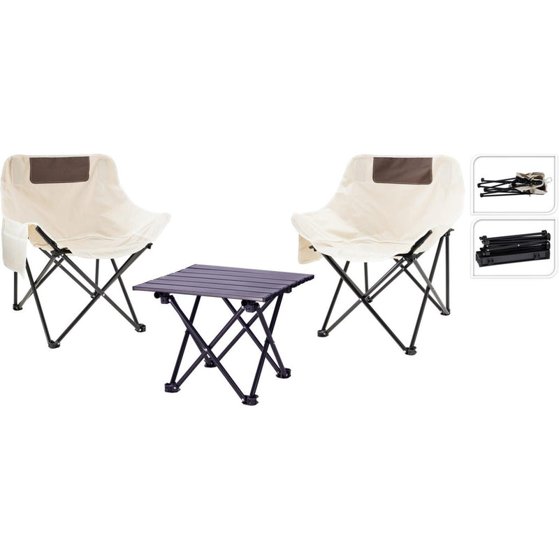 Load image into Gallery viewer, Campingset metaal 3-delig campingset metaal 3-delig