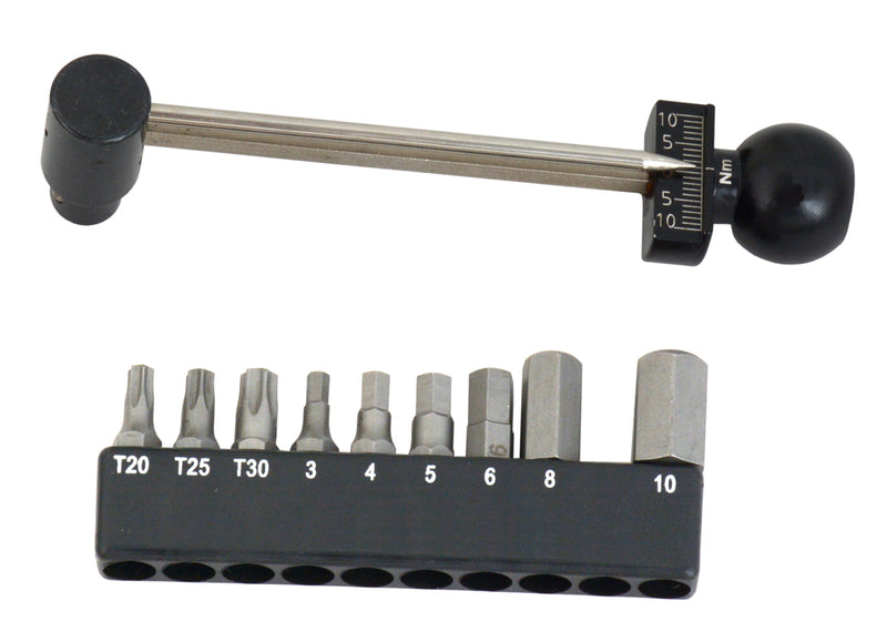 Load image into Gallery viewer, Radon comp mini torque wrench kit 1 4 1-10 nm incl. bits