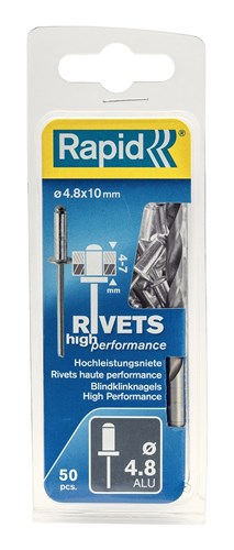 Load image into Gallery viewer, Rapid nr. 53 dundraadnieten 10 mm, 1.080 stuks - 40109504 - 40109504