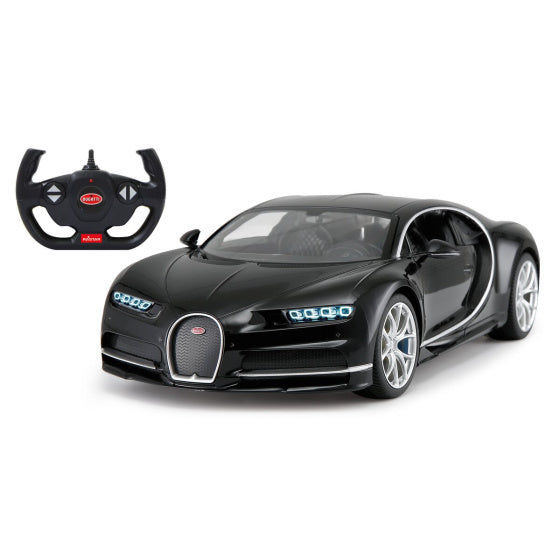 Load image into Gallery viewer, Rastar RC Bugatti Chiron jongens 27 MHz 1:14 zwart