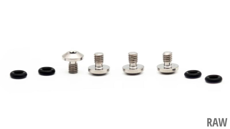 Load image into Gallery viewer, Oak components titanium screws set for sram bleedport mineral oil (4 pieces)