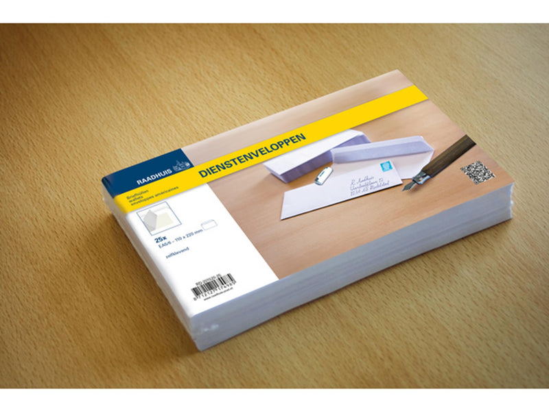 Load image into Gallery viewer, Raadhuis enveloppen 110x220 dl 25stuks