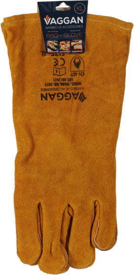 Load image into Gallery viewer, Vaggan BBQ Handschoenen Leer Bruin Maat 11 XL