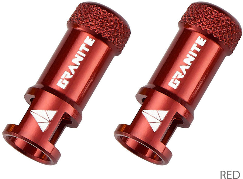 Load image into Gallery viewer, Granite juicy nipple cnc valve caps incl. tools