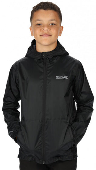 Load image into Gallery viewer, Regatta Pack it jack junior zwart maat 158-163