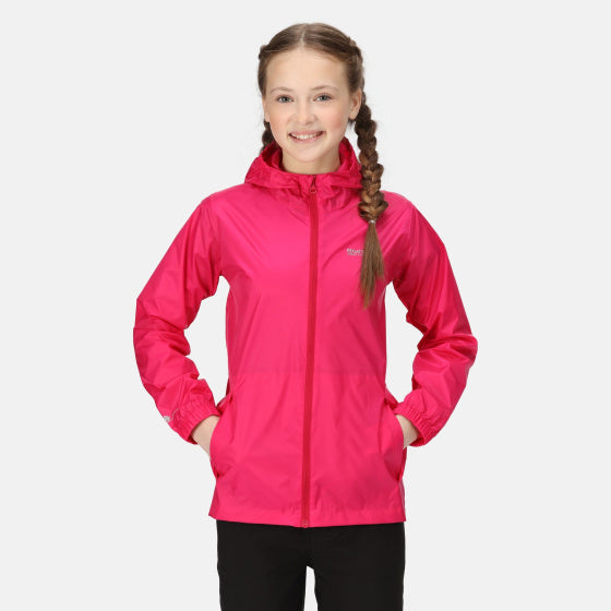 Load image into Gallery viewer, Regatta Pack It III regenjas meisjes roze maat 11-12 jaar