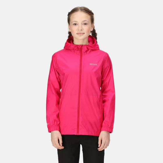 Load image into Gallery viewer, Regatta Pack It III regenjas meisjes roze maat 7-8 jaar