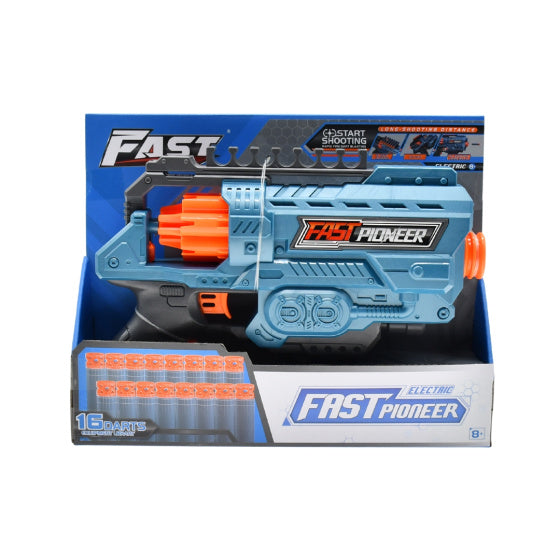 Load image into Gallery viewer, Fast pioneer Speelgoedpistool met Roterend Magazijn 16 kogels