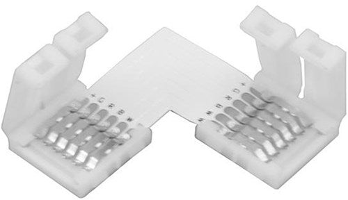 Afbeelding laden in galerijviewer, Enzo rgb-cct quick hoekstuk strip 6pin 12mm - 4380205
