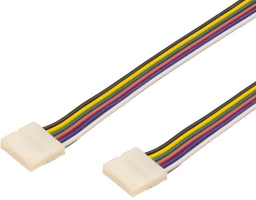 Afbeelding laden in galerijviewer, Enzo rgb-cct quick koppelstuk 6pin 12mm met 15cm draad - 4380220