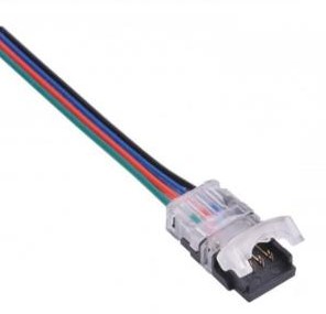 Afbeelding laden in galerijviewer, Enzo rgb hippo quick connector strip to wire 10mm ip65 - 4380120