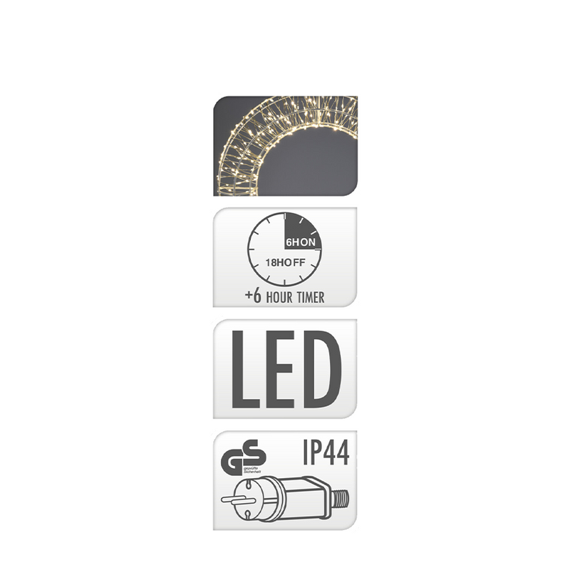 Afbeelding laden in galerijviewer, Ring led wit 720 leds ø50cm