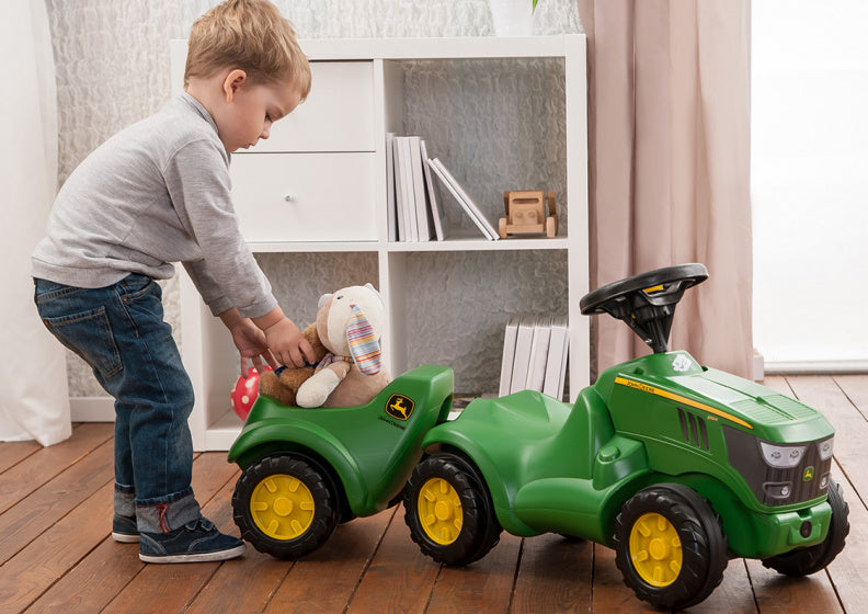 Load image into Gallery viewer, Rolly toys Aanhanger RollyMinitrac John Deere 34 x 30 cm groen