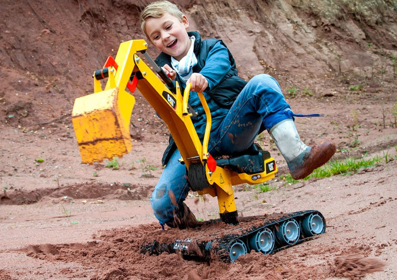 Load image into Gallery viewer, Rolly toys Graafmachine RollyDigger XL Cat 96 cm staal geel