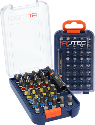 Afbeelding laden in galerijviewer, Rotec bitset | 34-delig | opti-line | ph-pz-t-sl-h-tt-sqd + bithouder - 827.9205