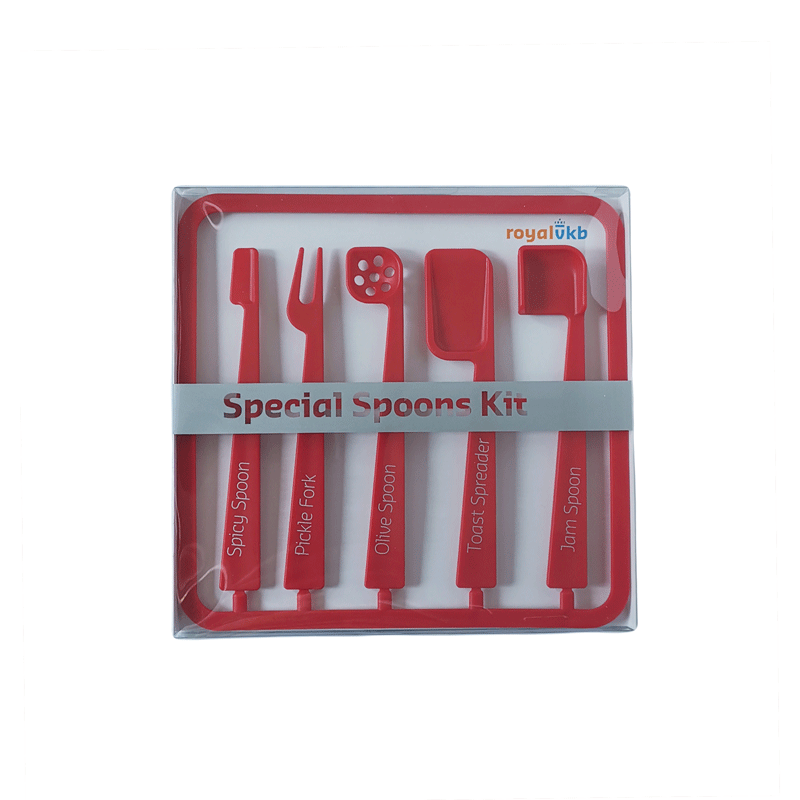 Afbeelding laden in galerijviewer, Abi royal vkb special spoons kit rood