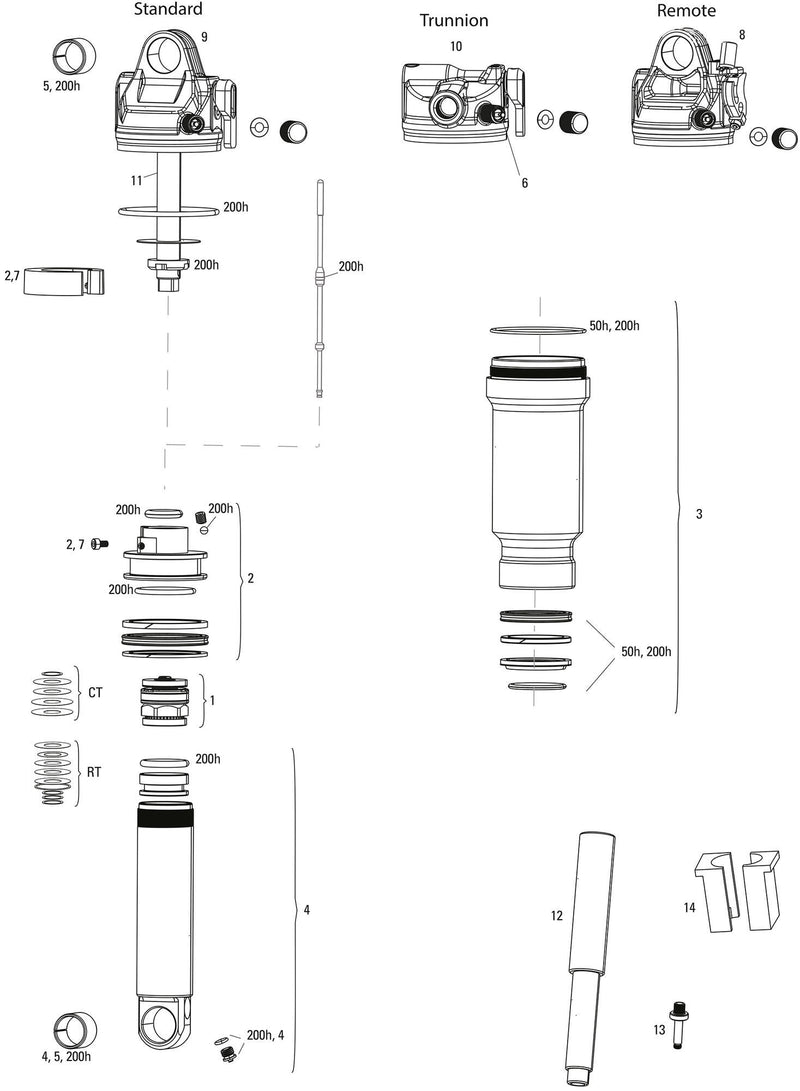 Load image into Gallery viewer, Rockshox schokdemper sidluxe ultimate rl mod. 23 rear shock rs sidluxe ult rl 145 x 30mm