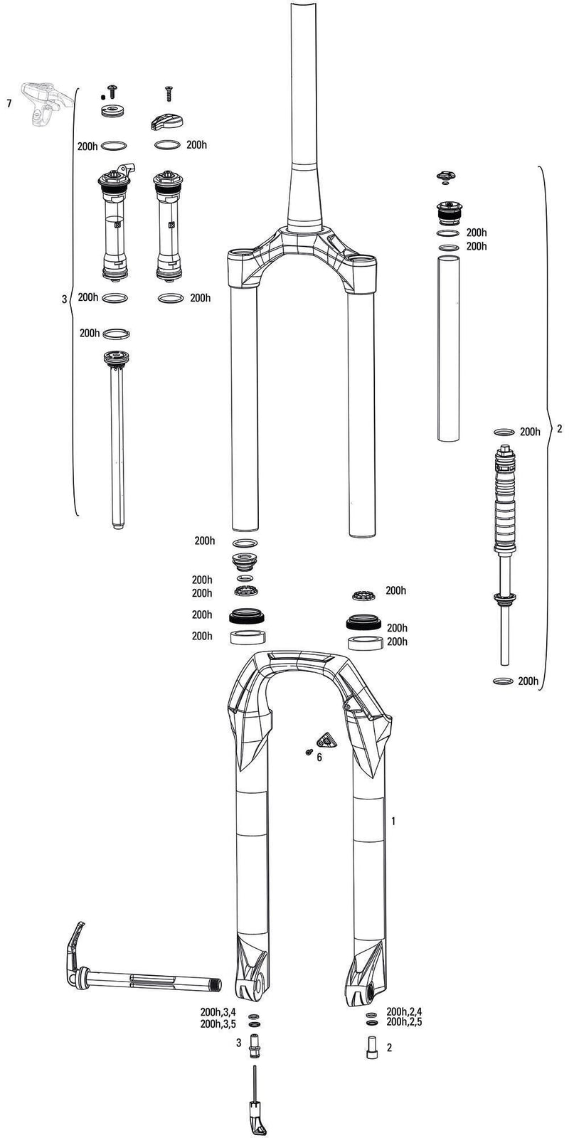 Load image into Gallery viewer, Rockshox verende voorvork 29 judy gold rl a3
