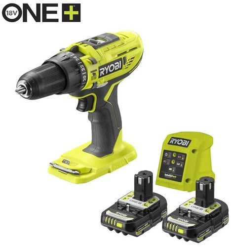 Afbeelding laden in galerijviewer, Ryobi r18pd32-2c20gp klopboormachine one + | 18v | incl. 2x 2.0ah accu + lader - 5133006898