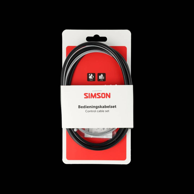 Load image into Gallery viewer, Simson versnellingskabelset compleet s.a. gazelle zwart