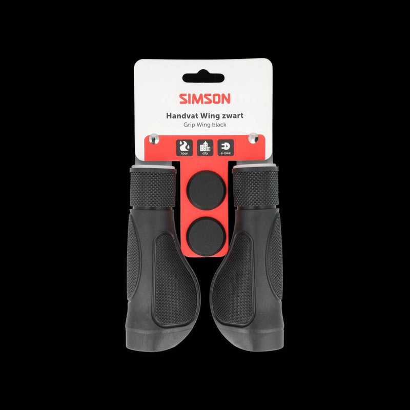 Load image into Gallery viewer, Simson handvatten wing zwart