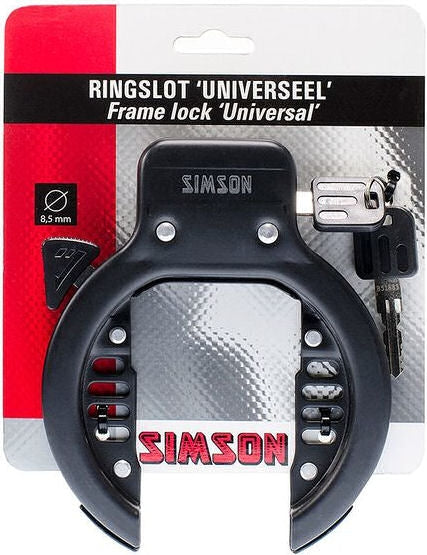 Load image into Gallery viewer, Simson Ringslot Normaal - Universeel - 5,7 cm - Zwart - Geen ART
