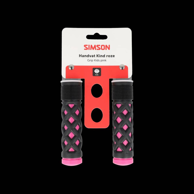 Load image into Gallery viewer, Simson handvatten kinder roze-zwart