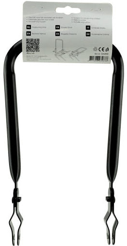 Load image into Gallery viewer, Simson rugleuning smal zwart met vinyl rugkussen