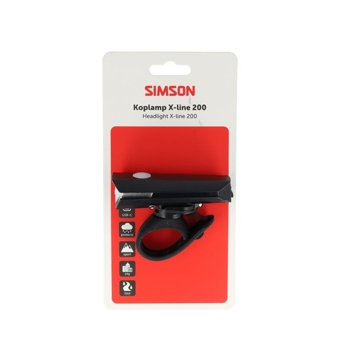 Load image into Gallery viewer, Simson koplamp aurora x-line 200