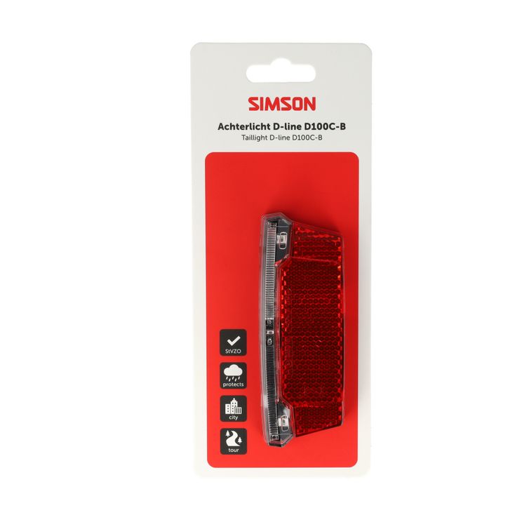 Load image into Gallery viewer, Simson aurora achterlicht d-line d100c