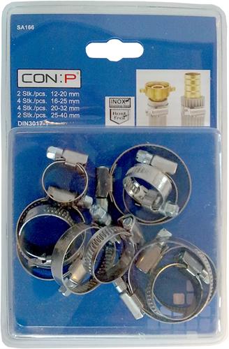 Load image into Gallery viewer, Con:p set spanringen (mix 10 stuks) rvs - sa166