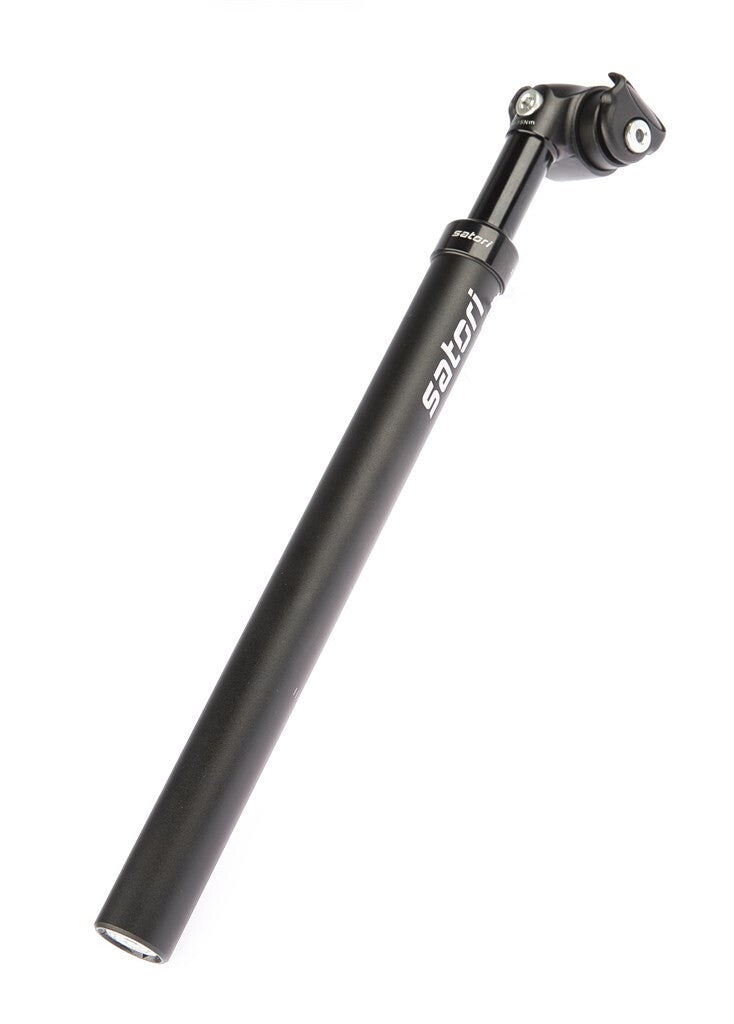 Load image into Gallery viewer, Zadelpen verend Satori Elegance LT Ø27.2mm 350mm - mat zwart