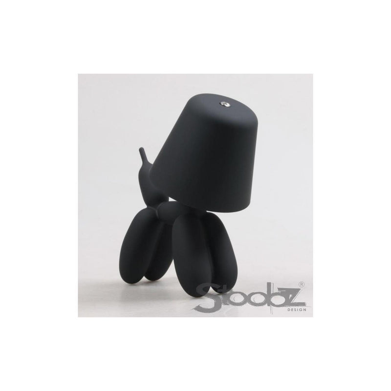 Afbeelding laden in galerijviewer, Stoobz design led tafellamp ballon hond zwart 16x10x18cm