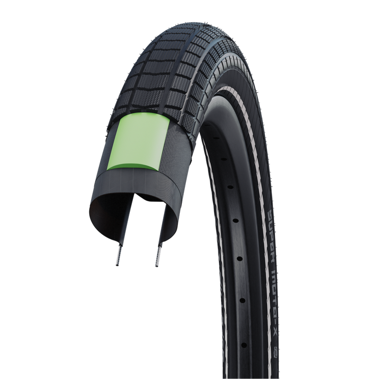 Load image into Gallery viewer, Schwalbe Super moto-x 20x4.00 (100-406) fatbike reflex zwart