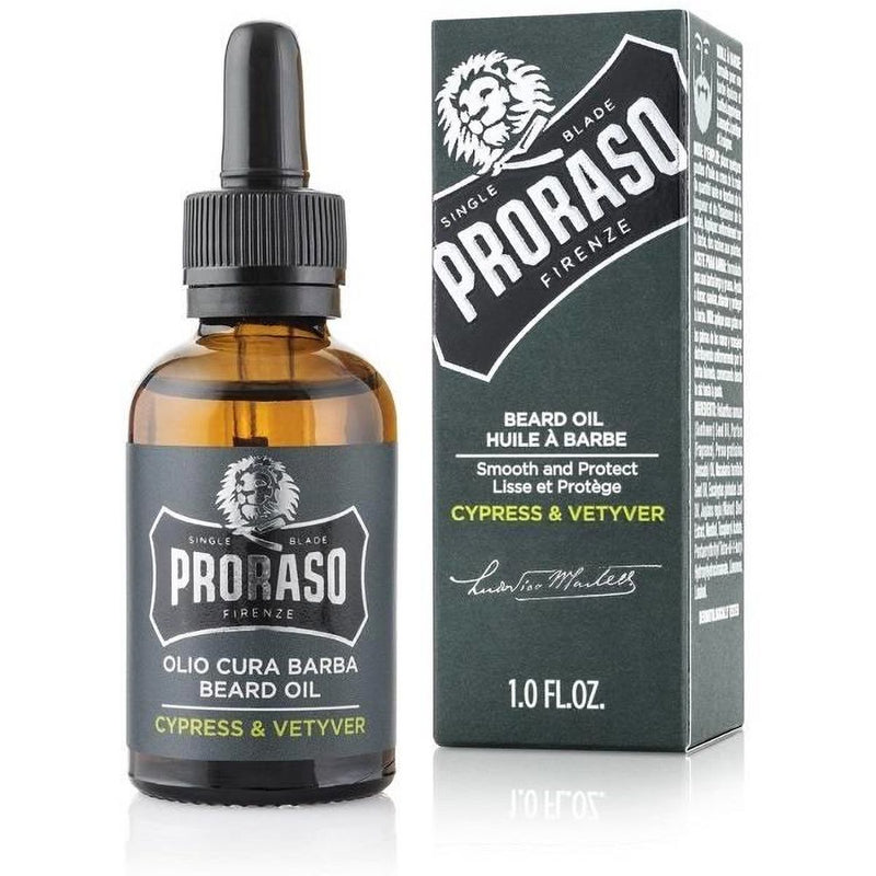 Load image into Gallery viewer, Proraso beard oil cypress vetyver 30ml