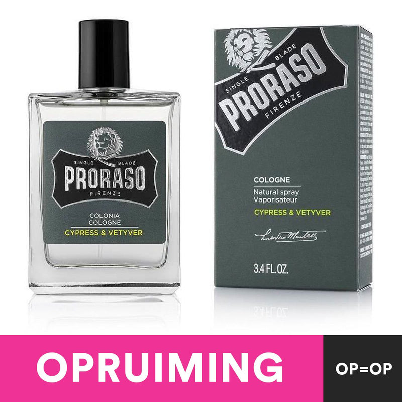 Load image into Gallery viewer, Proraso cologne natural spray cypress vetyver 100ml
