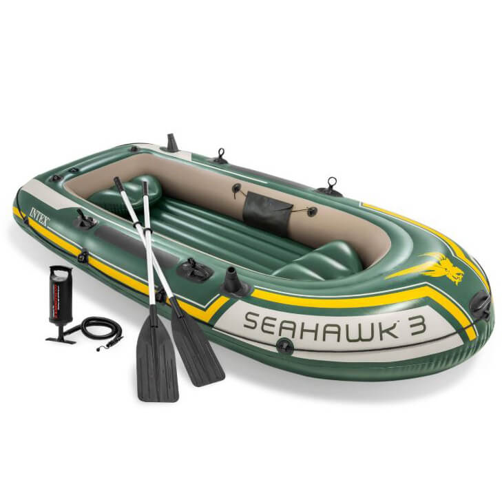 Load image into Gallery viewer, Intex Seahawk 3 Set - Driepersoons opblaasboot