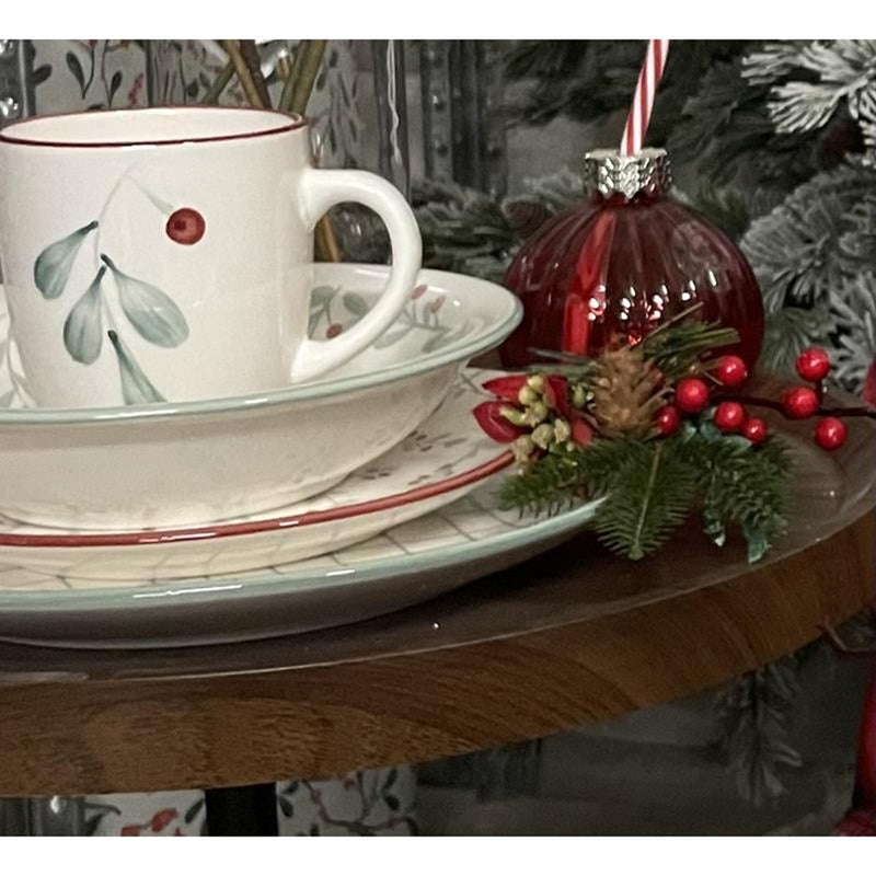 Load image into Gallery viewer, Svenska living diepbord 'berry' groen ã˜20,5cm