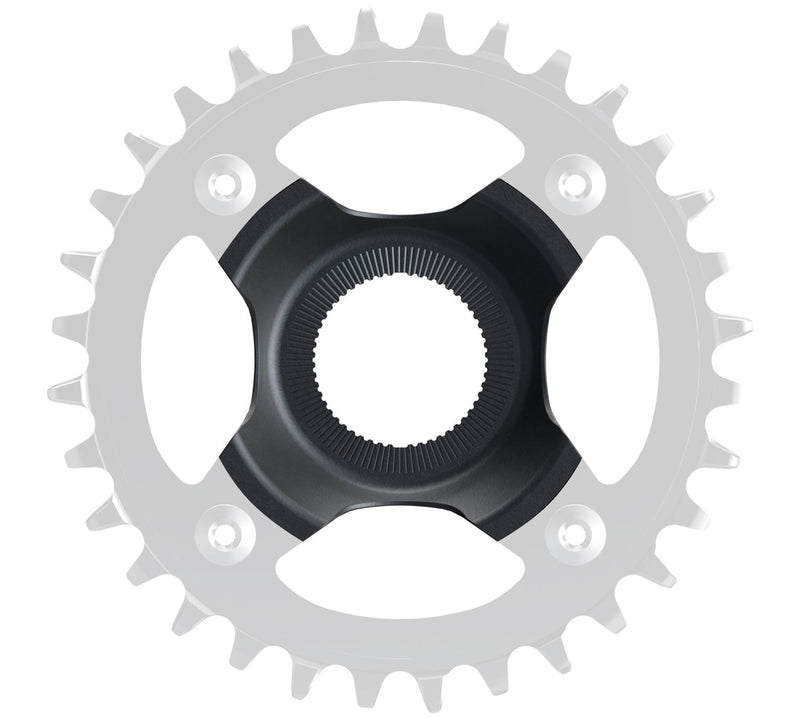 Load image into Gallery viewer, Shimano 4-arm adapter for steps cr-em800 chainring