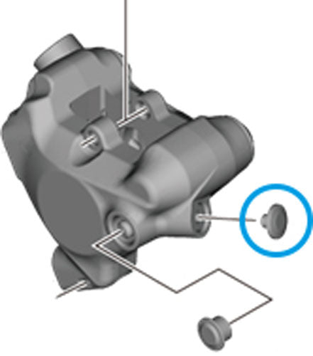 Load image into Gallery viewer, Shimano bleed screw cap for br-r8170 br-r7170 br-rx820